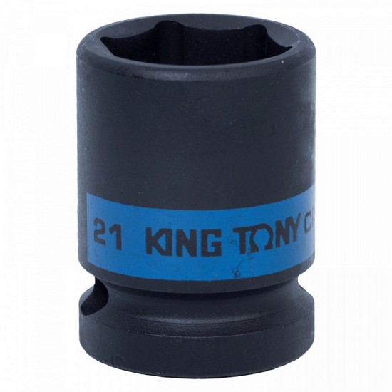 
Головка торцевая ударная шестигранная 1/2 21 мм KING TONY 453521M