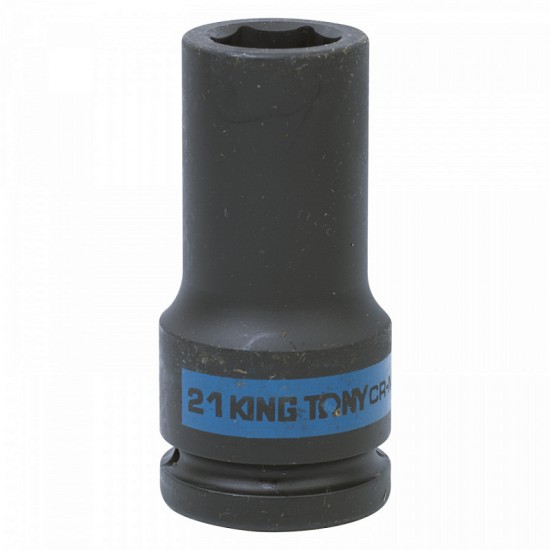 
Головка торцевая ударная глубокая шестигранная 3/4 21 мм KING TONY 643521M