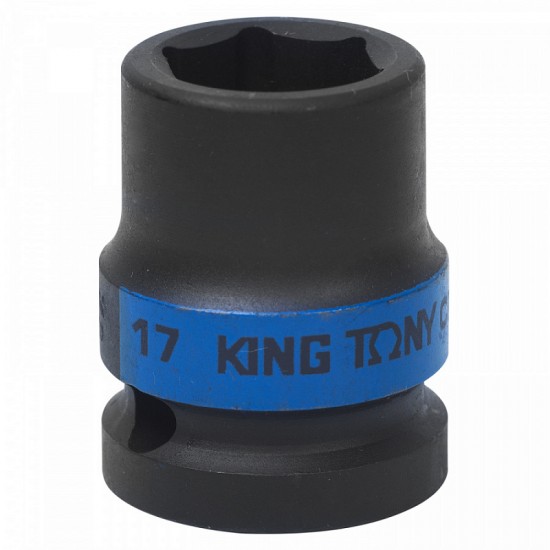 
Головка торцевая ударная шестигранная 1/2 17 мм KING TONY 453517M