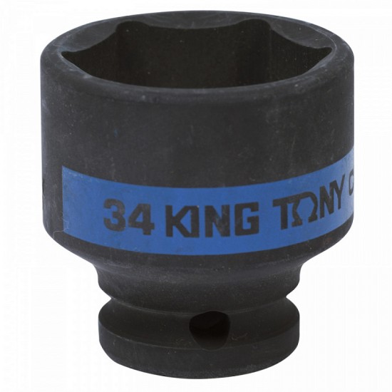 
Головка торцевая ударная шестигранная 1/2 34 мм KING TONY 453534M
