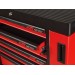 JTC-S1070 Тележка инструментальная 7 секций красная с двумя боковыми ящиками