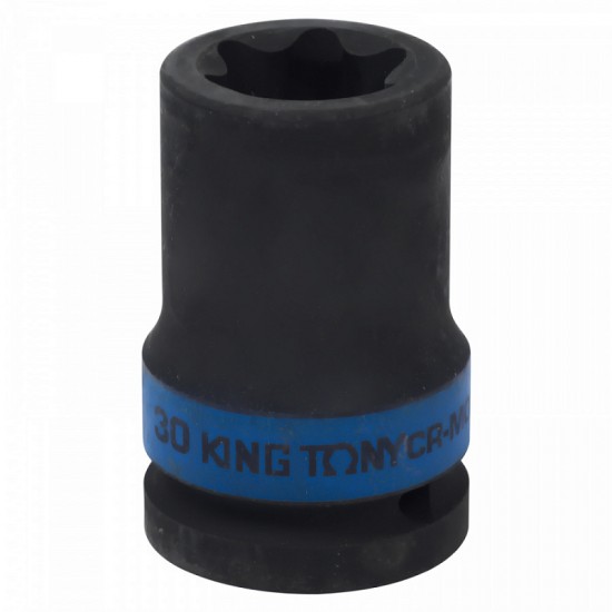 
Головка торцевая ударная TORX Е-стандарт 3/4 E30 L = 56 мм KING TONY 657530M
