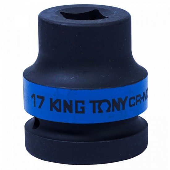 
Головка торцевая ударная четырехгранная 1 17 мм футорочная KING TONY 851417M