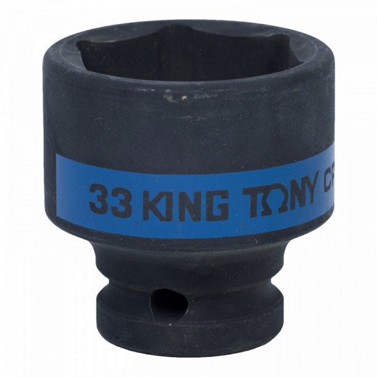 
Головка торцевая ударная шестигранная 1/2 33 мм KING TONY 453533M