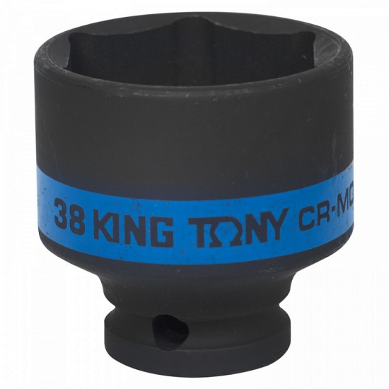 
Головка торцевая ударная шестигранная 1/2 38 мм KING TONY 453538M