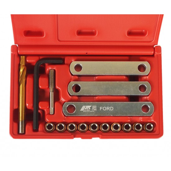 JTC-4880 Набор инструментов для восстановления резьбы (OPEL, FORD, VW,  AUDI)