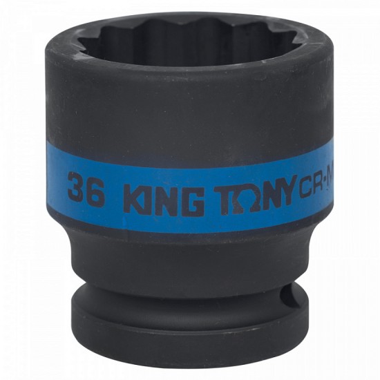 
Головка торцевая ударная двенадцатигранная 3/4 36 мм KING TONY 653036M