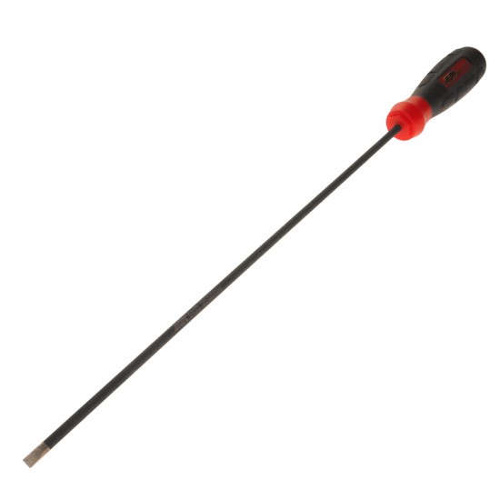 JTC-5453 Отвертка шлицевая SL 5.0х300мм с противоскользящей ручкой