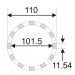 JTC-5164 Съемник гайки задней оси 3/4” 101.5мм 12PT (MERCEDES)