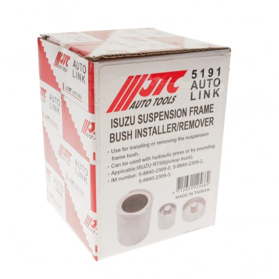 JTC-5191 Набор приспособлений для демонтажа/монтажа сайлентблока рамы (ISUZU RT50)