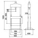 Пресс гидравлический напольный 15 т Werther PR15/PM (OMA 653B)