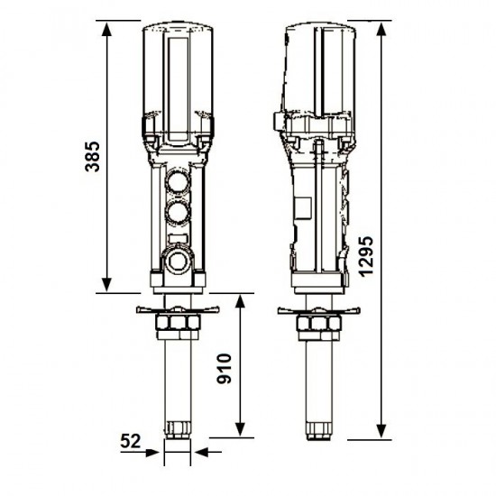 SAMOA 341120 Насос пневматический PumpMaster 4 для масла (3:1) из бочек 205 л