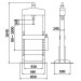 Пресс гидравлический напольный 10 т. Werther PR10/PM (OMA 651B)